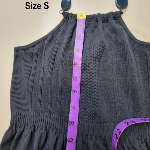 Dark Blue Halter Tie Dress  Size S - Picture 5 of 12